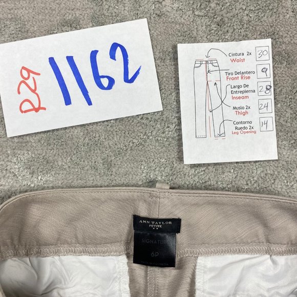 Ann Taylor Size 6P Gray Pants - Picture 7 of 7